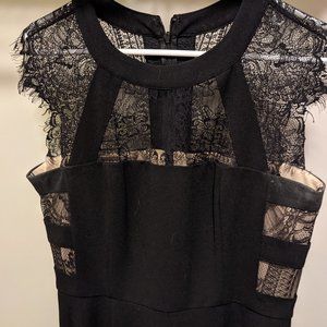 Julia Jordan Black Lace Cocktail Dress - Size 12